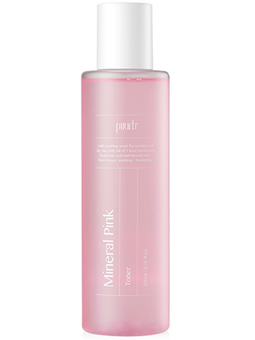 Минеральный тонер с пептидом водоросли Piiurb Mineral Pink Toner 200 мл