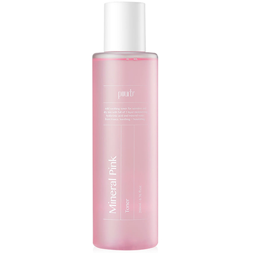 Минеральный тонер с пептидом водоросли Piiurb Mineral Pink Toner 200 мл