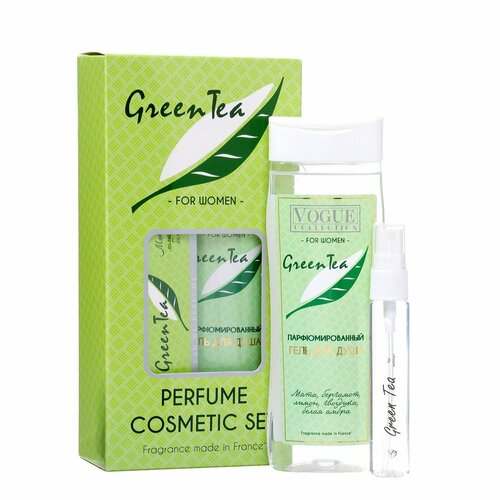 Подарочный набор женский Green Tea гель для душа 250 мл парфюмерная вода 33 мл 584₽