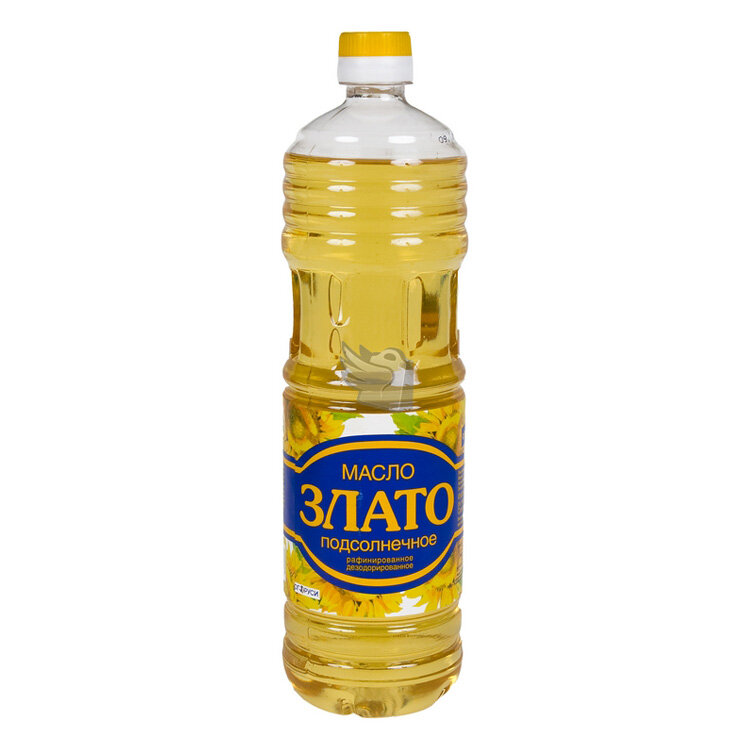 "Злато" - масло подсолнечное рафинированное 1 литр