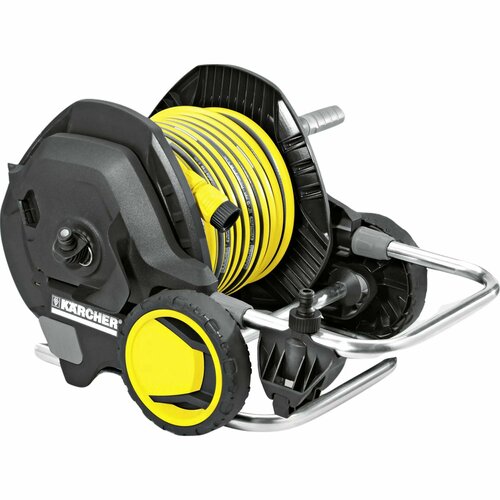 Катушка для садового шланга Karcher до 50м 1/2 пластик черный катушка karcher hr 4 525 2 645 281 0 черный желтый 25 м