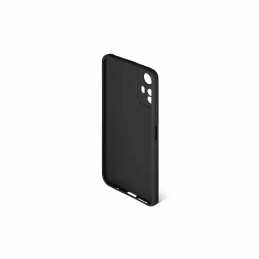Чехол матовый для Xiaomi Redmi Note 12S, черный — фото 1