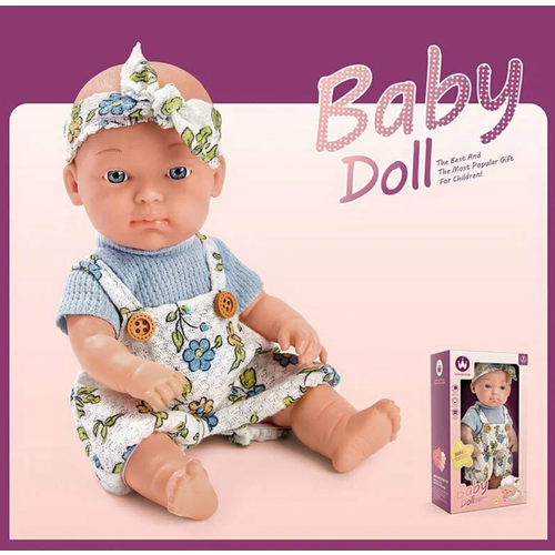 Кукла - пупс BABY DOLL в коробке для девчоек, дочки-матери, кукла ребенок 23 см, W9T-05A