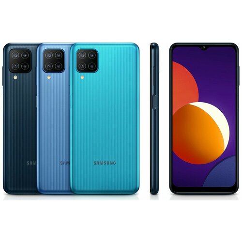 Глянцевая Гидрогелевая пленка на Samsung Galaxy M12/Самсунг Галакси М12, 1 шт