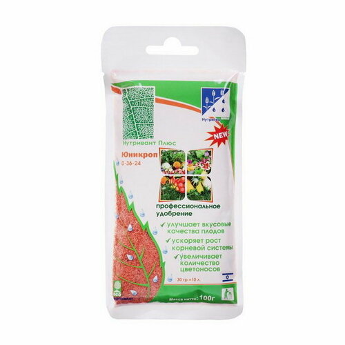 Удобрение Плюс Юникроп 0-36-24, 100 г