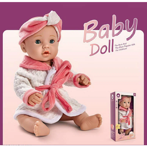 Кукла - пупс BABY DOLL в коробке для девочек, дочки-матери, кукла ребенок 40 см , W16T-04A baby doll кукла пупс реалистичная 30 см