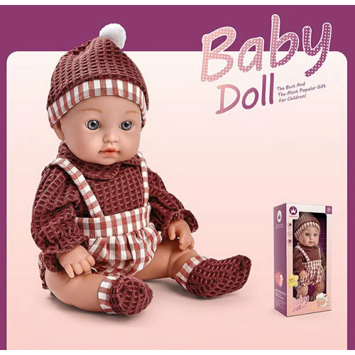 кукла пупс baby doll в коробке для девочек дочки матери 23 см w9t 01a Кукла - пупс BABY DOLL в коробке для девочек, дочки-матери, кукла ребенок 30см, W12T-02A