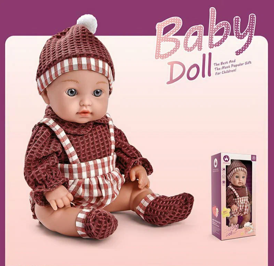 Кукла - пупс BABY DOLL в коробке для девочек, дочки-матери, кукла ребенок 30см, W12T-02A
