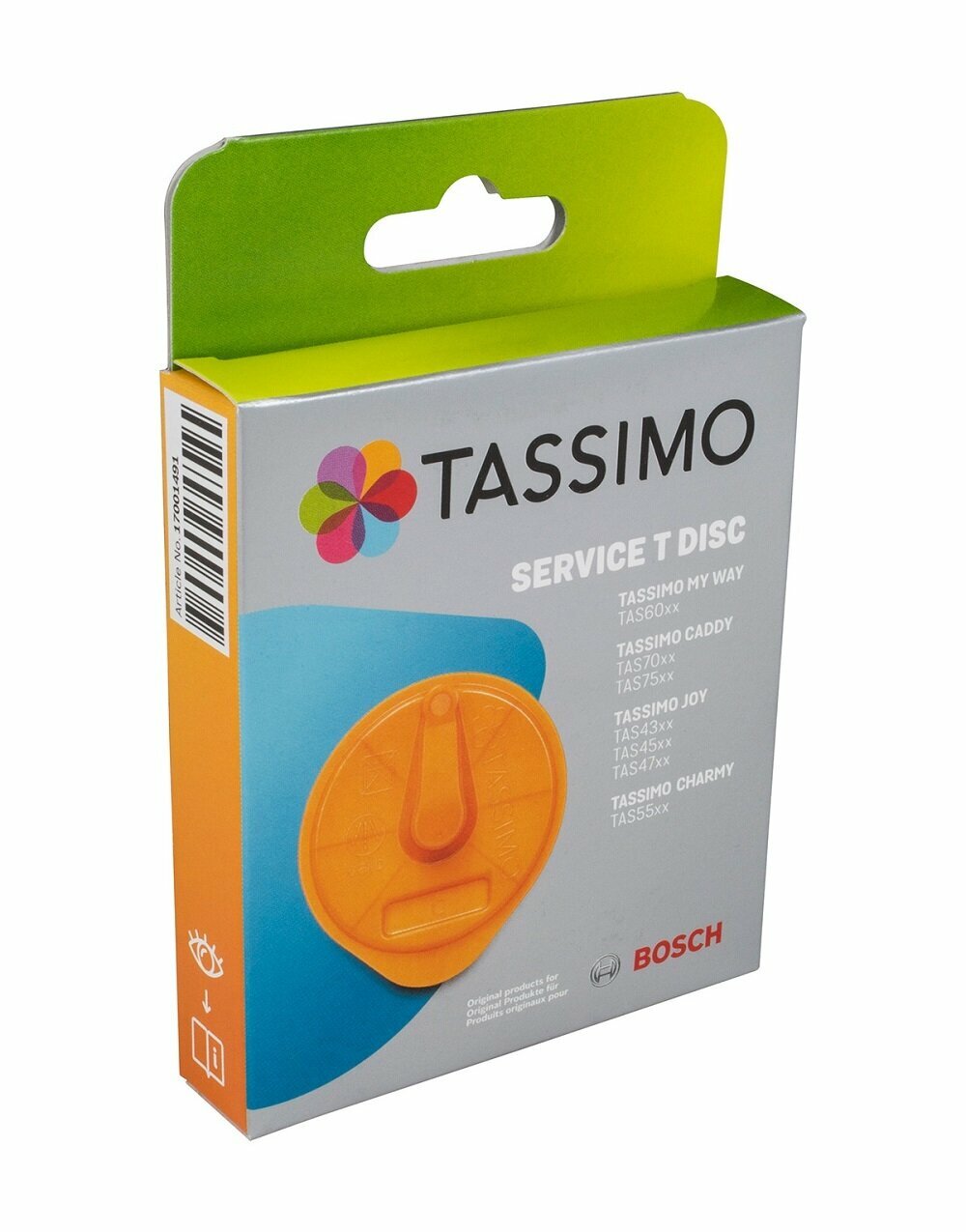 Сервисный T DISC для приборов TASSIMO, 17001491 (оранжевый)