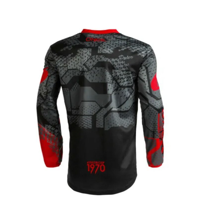 Oneal Джерси Element Camo V.22, детская, унисекс Черный/Красный — фото 3