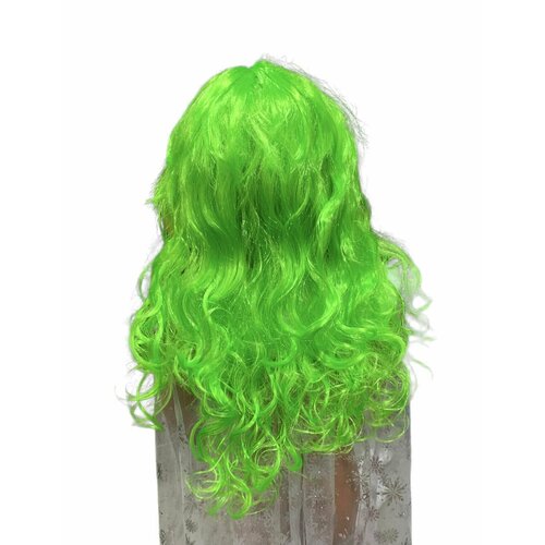 зеленый парик мидори Парик карнавальный зеленый длинный
