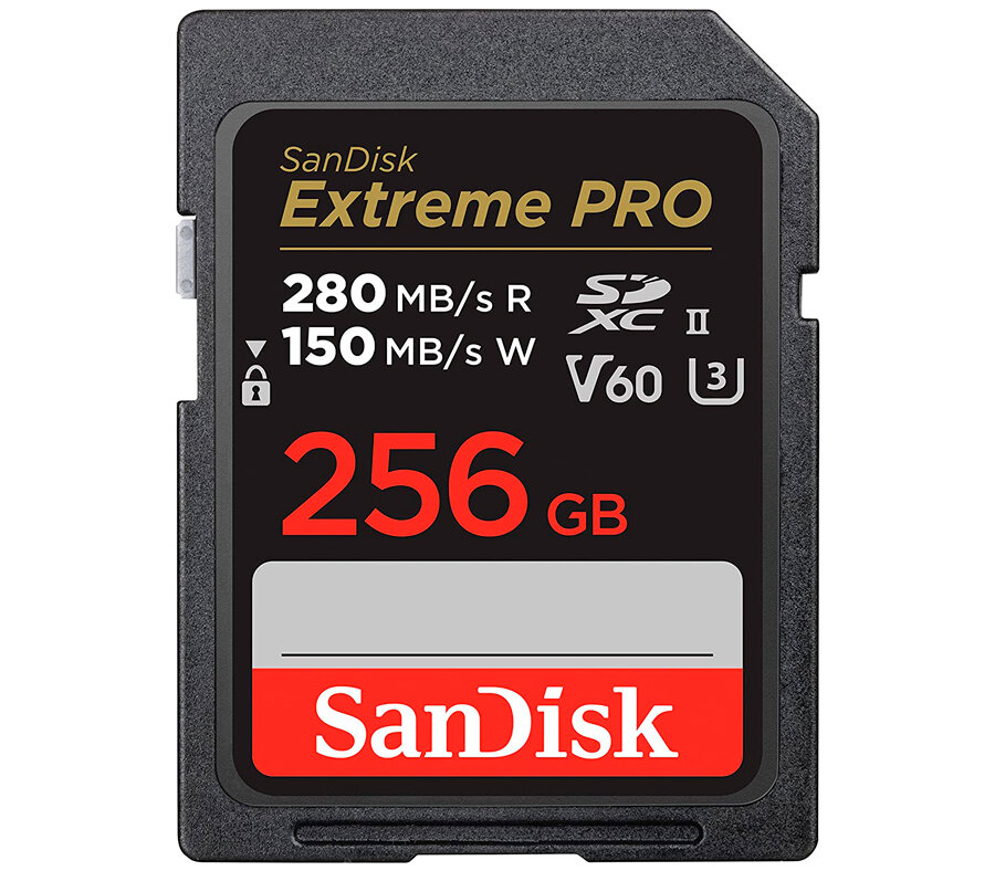 Карта памяти SanDisk SDXC 256GB Extreme PRO UHS-II V60 280/150MB/s