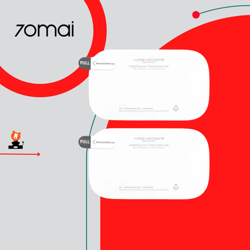 Электростатическая пленка крепления для камер заднего вида 70mai RC06 RC09 RC11 RC12 59000₽