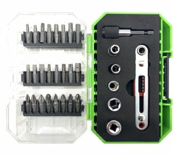 фото Набор отверочных насадок и сверл (31 предмет) TOPWING