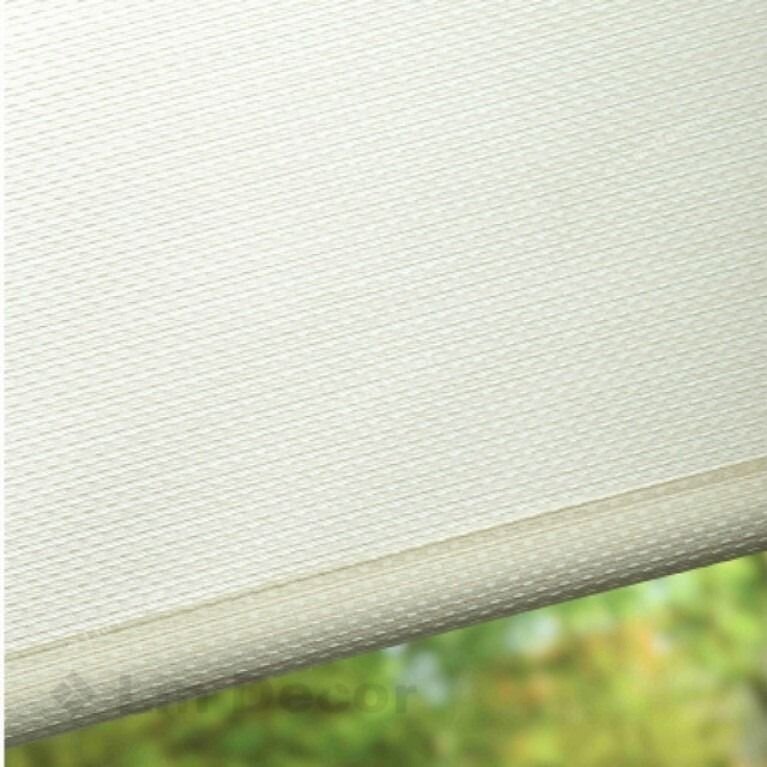 Рулонная штора LM DECOR "Камелия" 01 топлёное молоко 90х160 см по ткани - фотография № 12