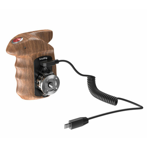 SmallRig HSR2511 Ручка боковая правая Wooden Hand Grip с кнопкой управления для камер Sony беспроводной штатив с дистанционным управлением трипод для youtube tiktok для sony a7iv fx3 zv e10 a7c a1 a9 a6600 rx100m7 rx0ii a7r iv