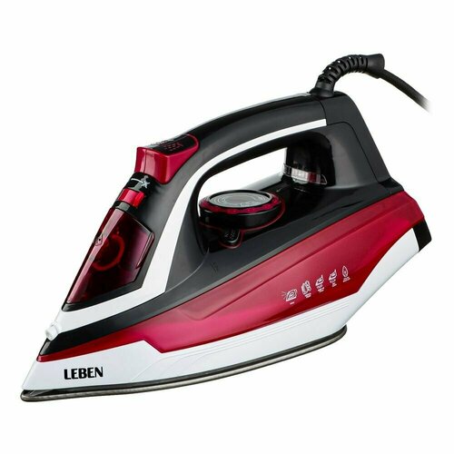 Утюг с отпаривателем 2200Вт тефлон функции антикапля антинакипь бак для воды 450мл 219900₽