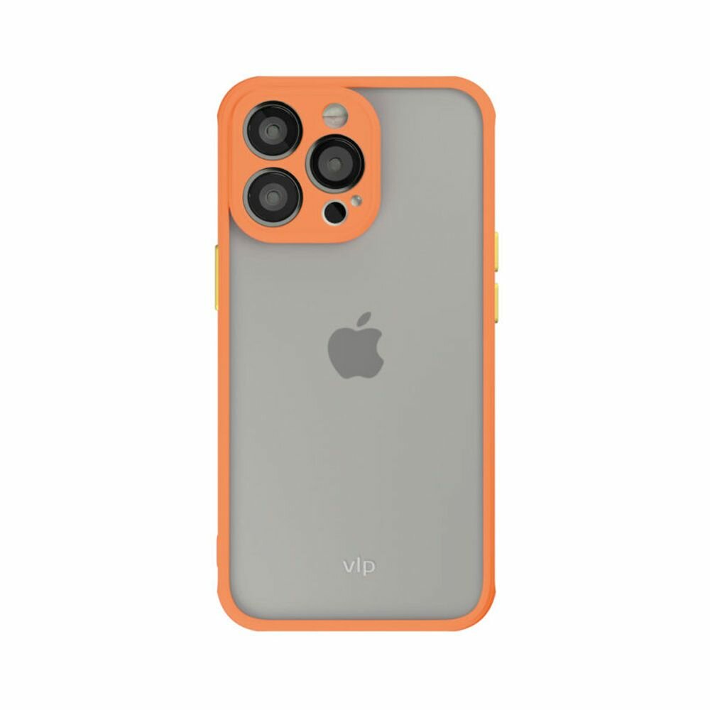 Чехол (клип-кейс) , для Apple iPhone 13 Pro Max, оранжевый Noname - фото №2