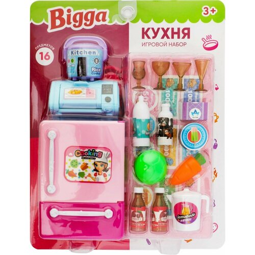 Игровой набор BIGGA Кухня, 16 предметов