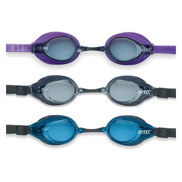 Очки для плавания PRO Racing, силикон, незапотевающие, UV-защита, 3 цвета, от 8 лет, 55691,