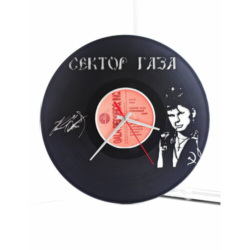 Настенные часы из виниловых пластинок Pink Floyd / Пинк Флойд