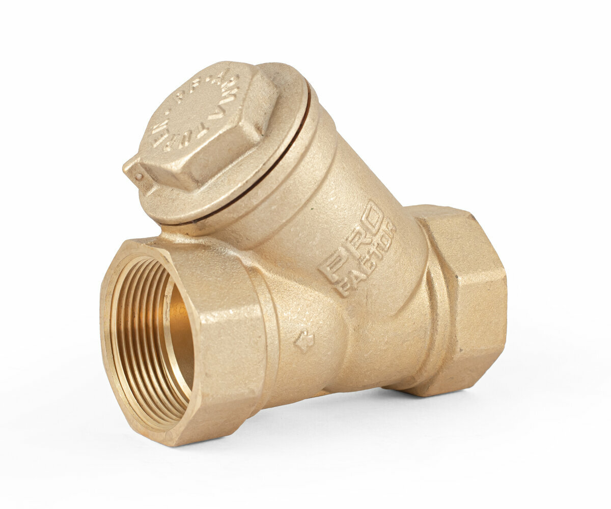 фото Фильтр PROFACTOR косой с отверстием для пломбы в/в 1 1/2" PF YS 224