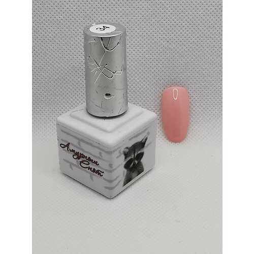 Амурный Енот Гельлак для ногтей Розовая пудра №34, 10 мл (Амурный Енот)