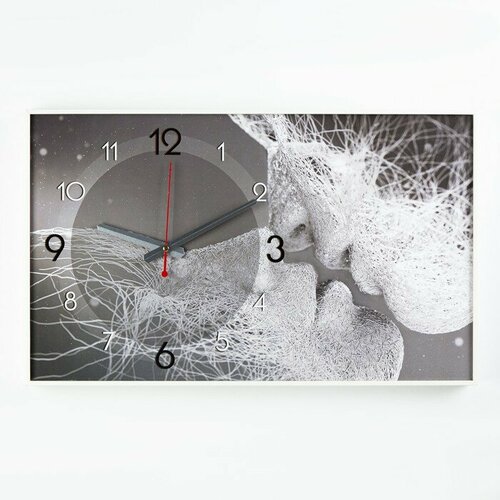 TIMEBOX Часы-картина настенные, интерьерные "Лица", плавный ход, 57 х 35 х 4 см