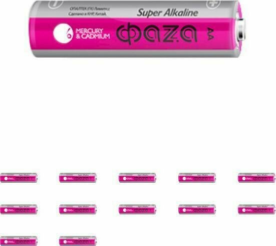 Батарейка ФАZА Super Alkaline LR6SA АА в блистере (комплект из 12 шт)