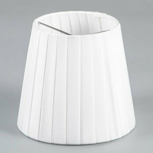 Абажур Классика белый крепление бабочка 14х14х125см 870₽