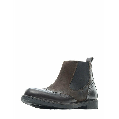Ботинки BUL'VAR, размер 40, коричневый мужские ботинки из пу кожи коричневые ботинки на пуговицах мужские коричневые ботильоны деловые классические ботинки резная обувь модн