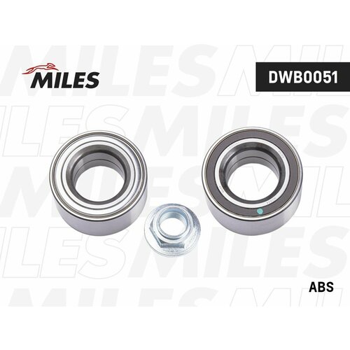 Подшипник ступ. FORD MONDEO III 00-07 пер. ABS, MILES DWB0051