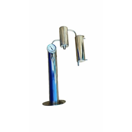 Царга на флянец с отстойником и охладитилем из нержавеющей стали