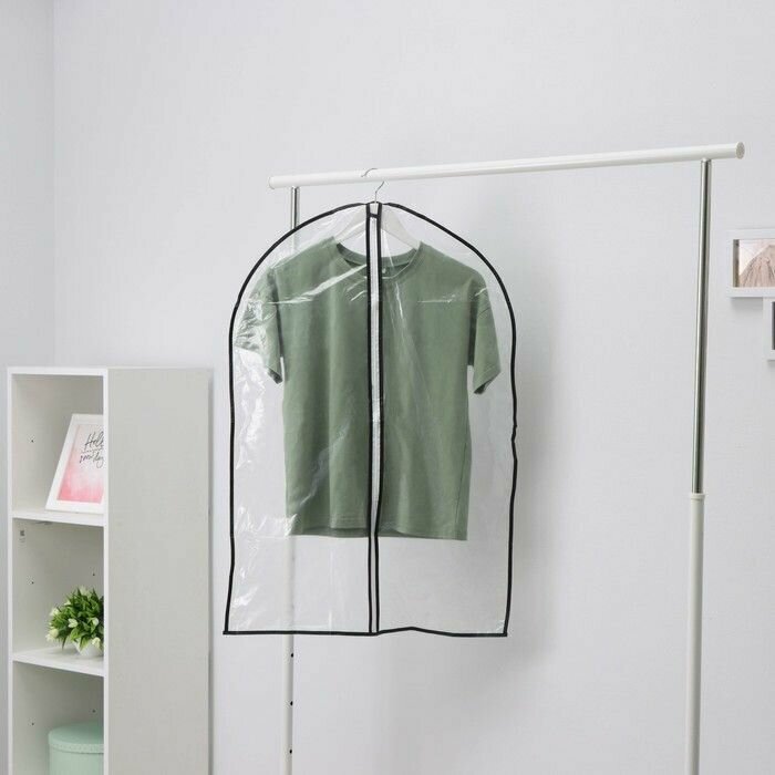 Чехол для одежды LaDom, 60х90 см, PEVA, прозрачный