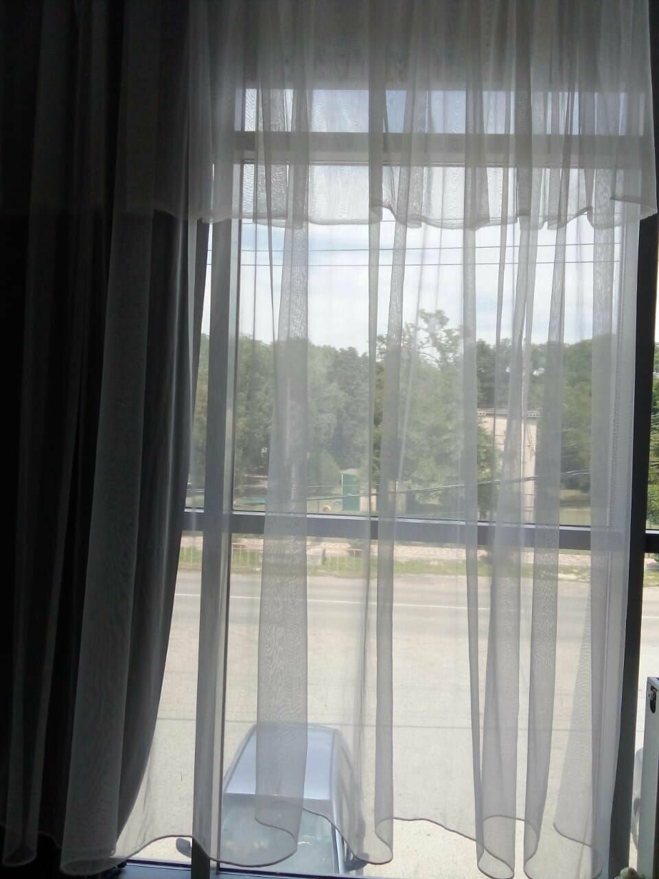 Тюль Бамбук Однотонный Молочный 500*270 — фото 1