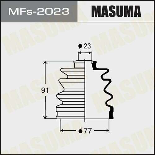 Пыльник шруса MASUMA MFs-2023 (силикон)