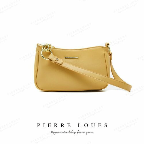 фото Сумка мессенджер pierre loues, желтый