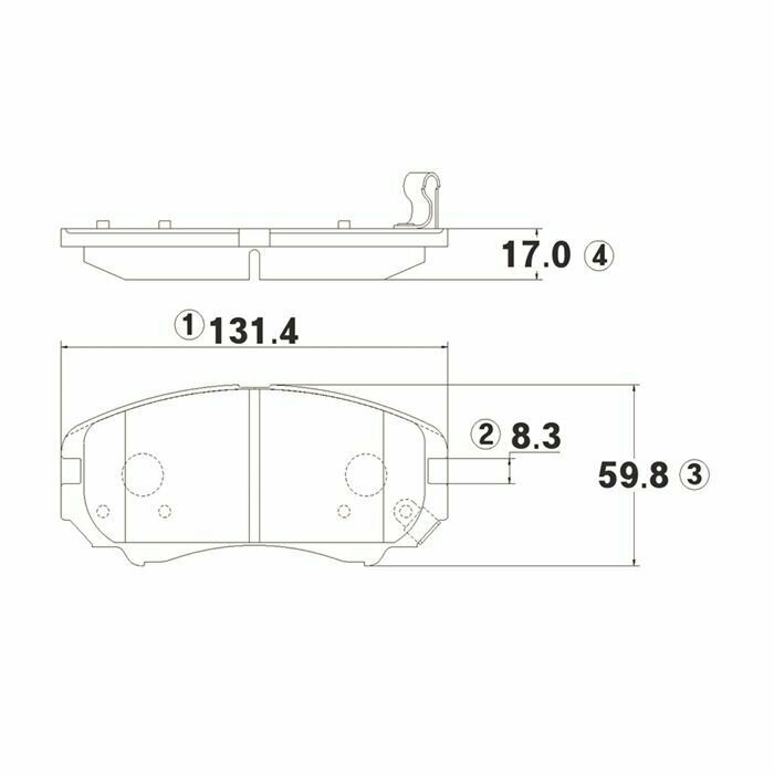 GK0507 Колодки тормозные KIA