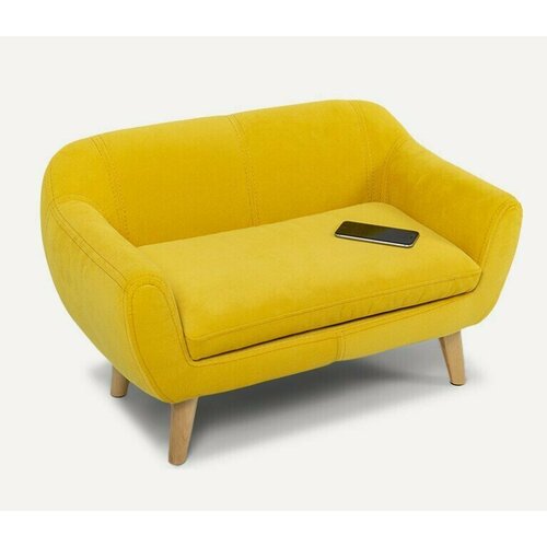 Пуф Роттердам Мини Velvet Yellow 10690₽