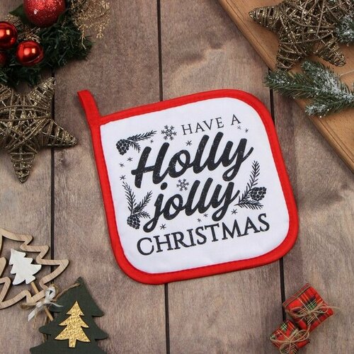 Прихватка Holly jolly 17х17 100 пэ ватин 250гм2 750₽