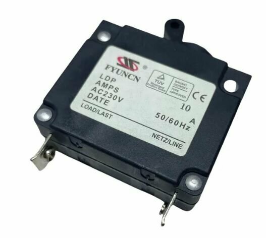 фото Автомат / Выключатель / Переключатель 10A 230V для бензогенератора / электростанции 2-3,5 кВт