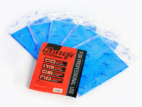 Набор водопоглощающих салфеток AION Plas Senu PRO-USE Style для проф. использования, 5 шт, 43х33 см, синие арт. R302-B3-PP5