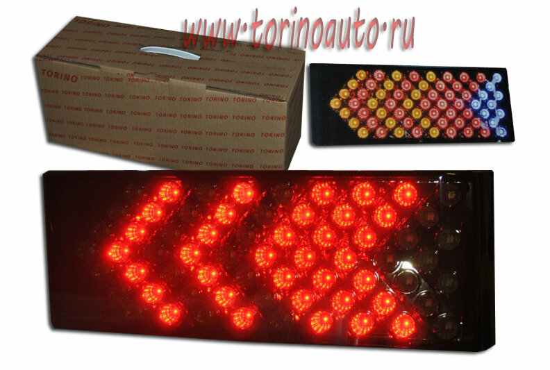 Блок фонарей ВАЗ 2108-09 комплект задний со светодиодами