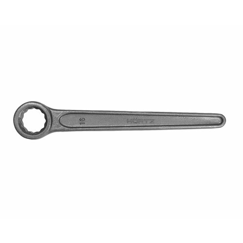 Ключ накидной односторонний 16 прямой длинная ручка HORTZ