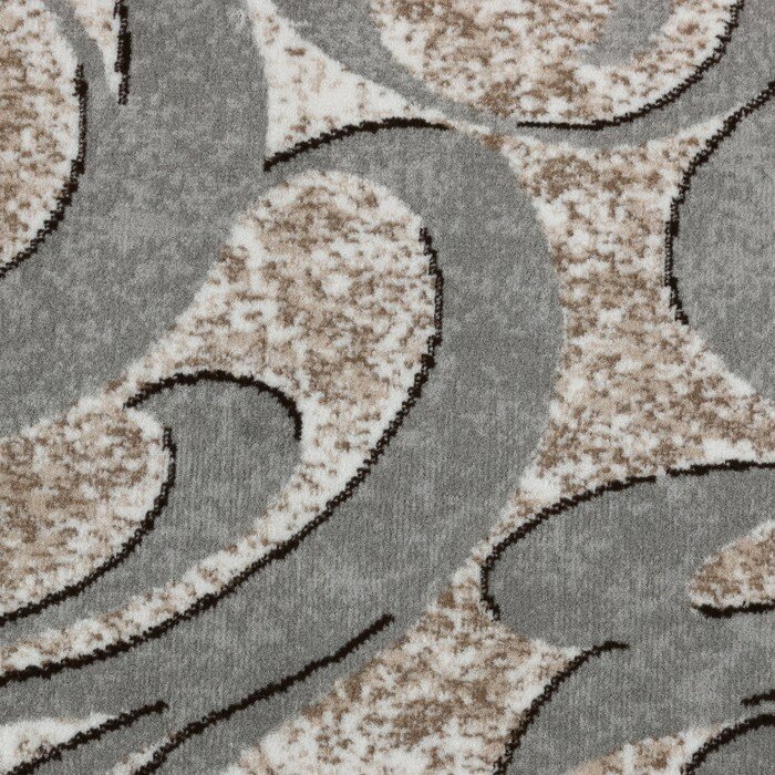 Люберецкие ковры Ковер овальный, размер 80х150 см, ПП 100%, джут - фотография № 2