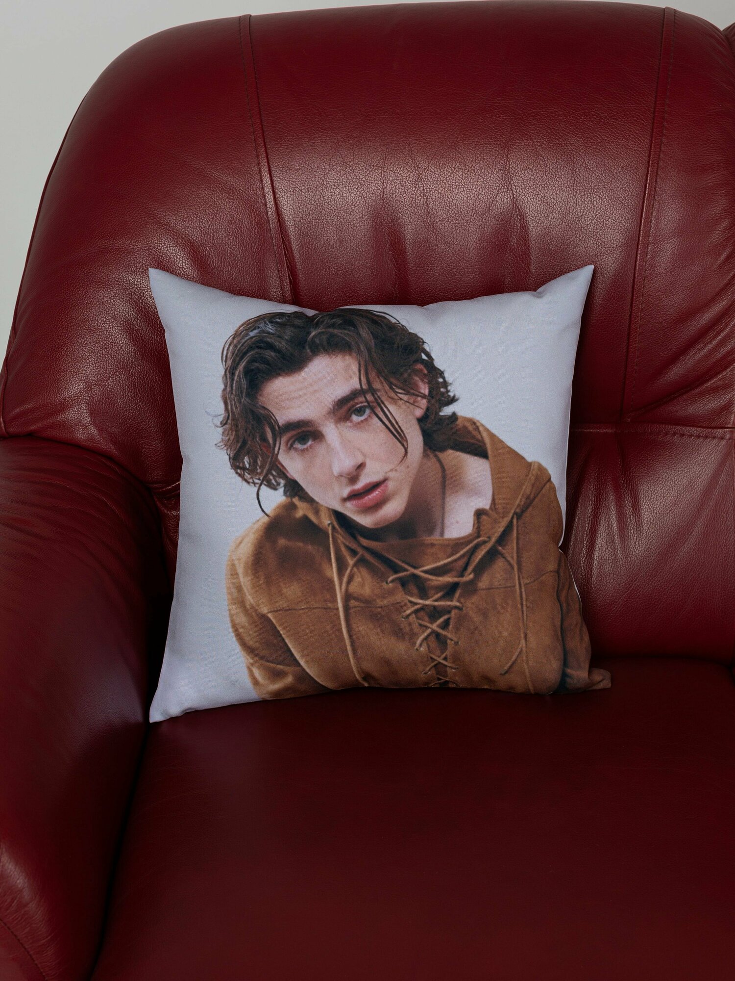 Подушка квадратная Timothee Chalamet Тимоти Шаламе