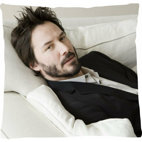 Подушка квадратная Keanu Reeves Киану Ривз