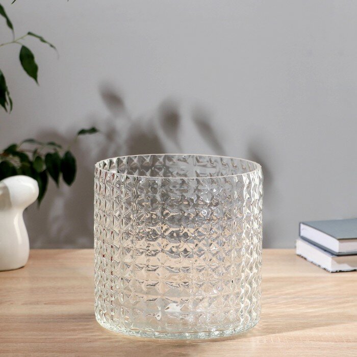 фото Evis Ваза "Эмилия-2" 19,5х19,5 см V=4,7л 2623