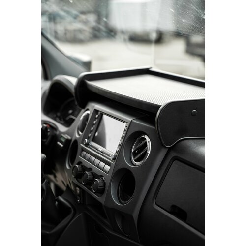 Стол на панель для ам Газель Next перф кожа черный 3031₽