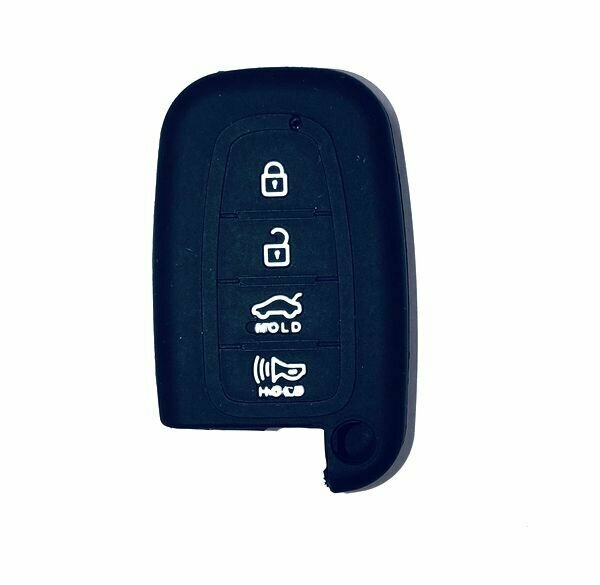 Чехол силиконовый для ключа зажигания KIA Smart 4 buttons; K5, Sorento, Forte, Sportage, Shuma, Borrego